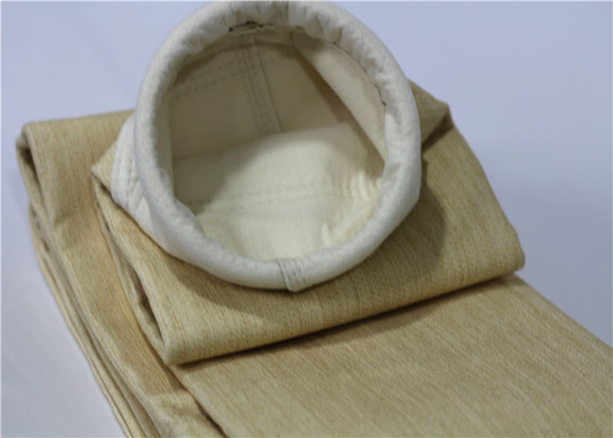 De Filterzak van Aramid van de stofverwijdering voor Metaalvervaardiging Aangepaste Grootte met Aramid-Grof linnen